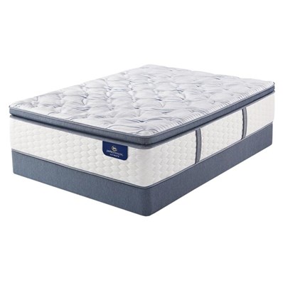 Serta Jonesboro Plush Pillow Top Mattress Set (Queen)