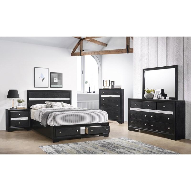 Large Picture of Crown Mark Regata B4670-Q Queen Bed