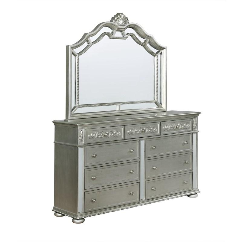 Large Picture of Crown Mark Sterling B7660-11 Dresser Mirror