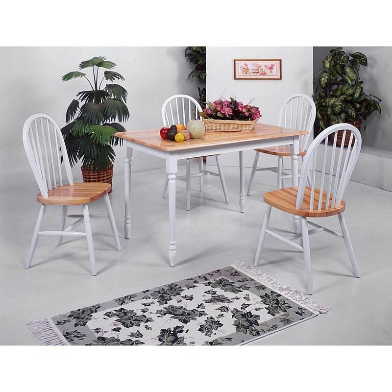 Large Picture of Crown Mark Farmhouse 2304WH/NAT Windsor Chair