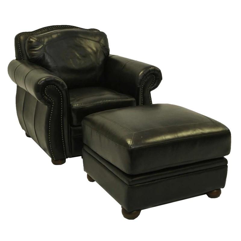 Pouf Terraso en cuir (XCLGI-D5849-ST OTTOMAN) image 2