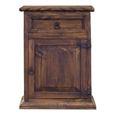 LMT Imports Medio Rope and Star BUR013RR MEDIO Right Nightstand