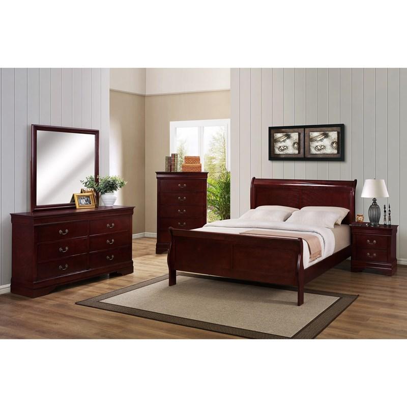 Large Picture of Crown Mark Louis Philip B3850-2 Nightstand