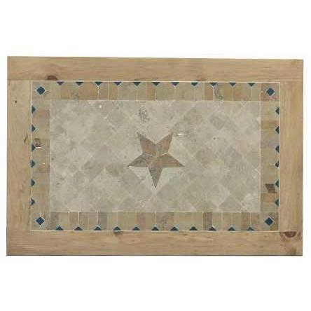 Star Marble Dining Table with Stone Top (MES065TS) image 2