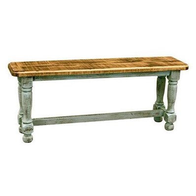 LMT Imports Turquoise Santa Rita VSERU-PT-BAN14 TURQ Dining Bench