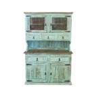 LMT Imports Turquoise VSERU-PT-VIT3O 2 pc China Cabinet