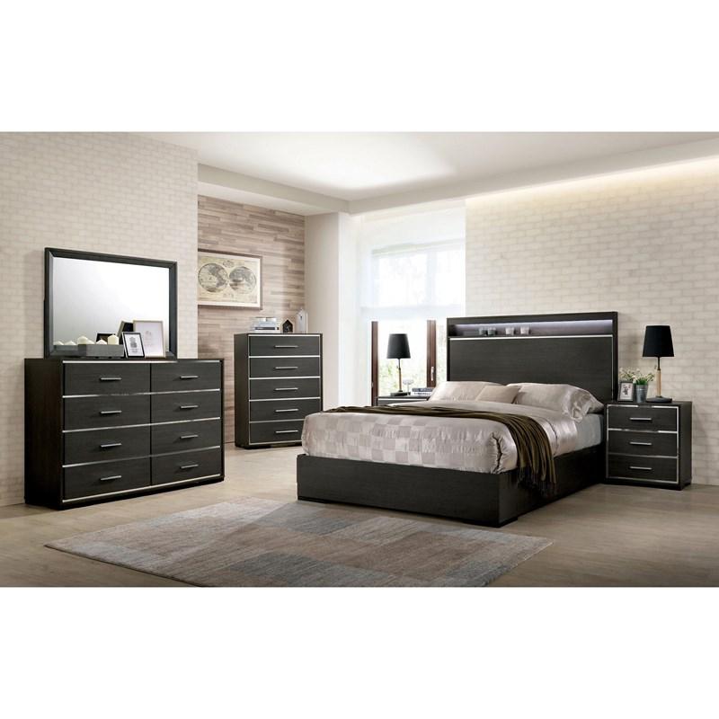 Large Picture of Furniture of America Camryn CM7589EK King Bed