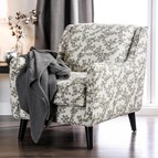 Furniture of America Dorset SM8564-CH-FL Floral Chair