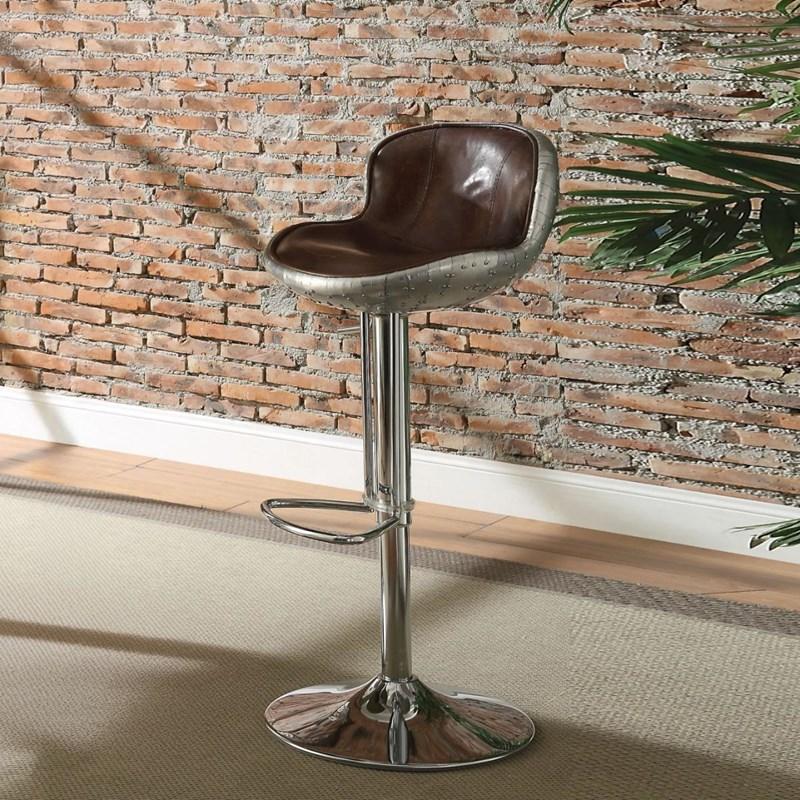 Acme Furniture Brancaster 96556 Adjustable Stool with Swivel