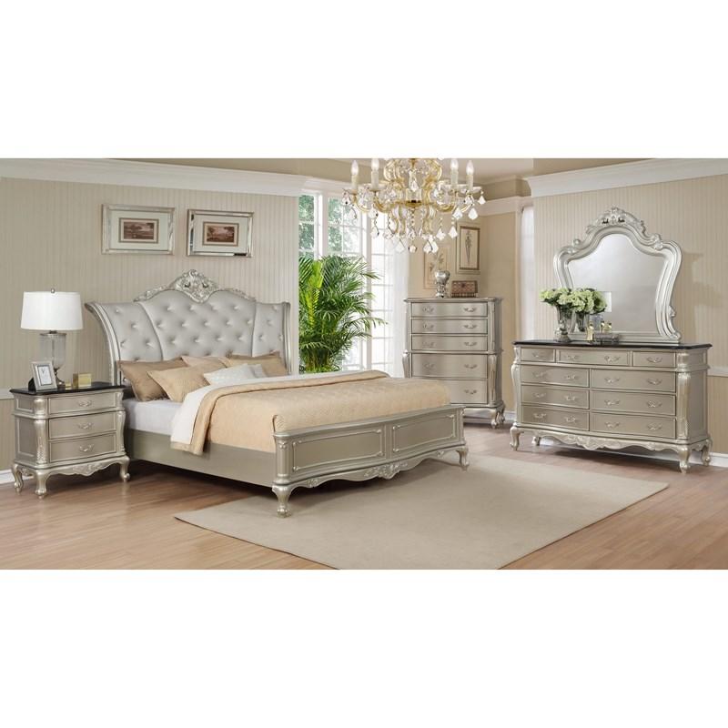 Large Picture of Crown Mark Angelina B1020-2 Nightstand