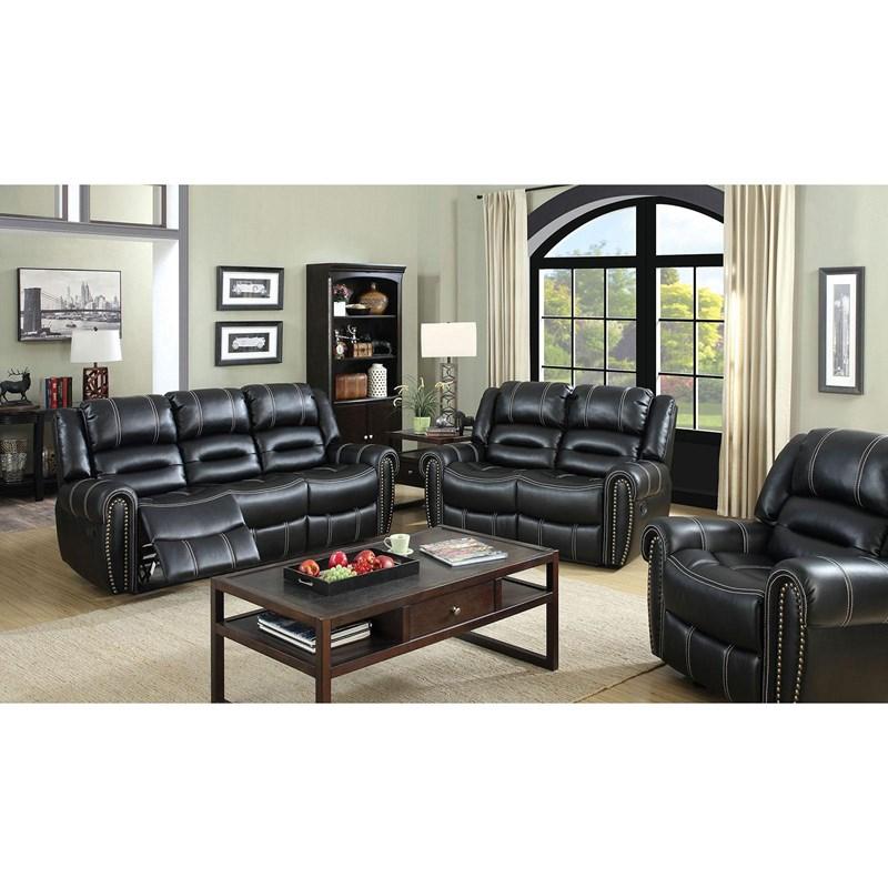 Large Picture of Furniture of America Frederick CM6130LV Loveseat