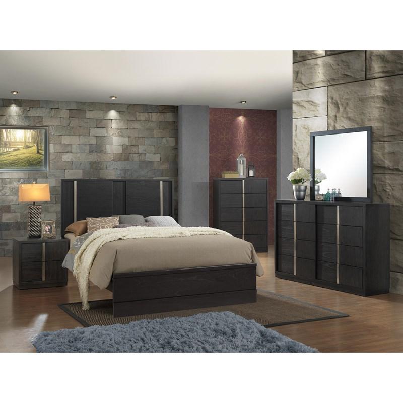 Large Picture of Crown Mark Evenson B5210-2 Nightstand