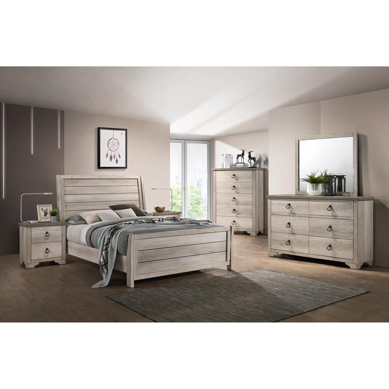 Large Picture of Crown Mark Patterson B3055-Q Queen Bed