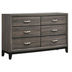 Coaster Furniture Watson 212423 6-Drawer Dresser - Grey Oak