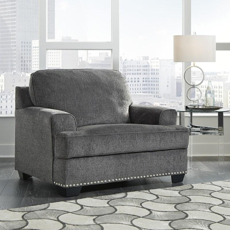 Large Picture of Benchcraft Locklin 9590423 Chair and a Half