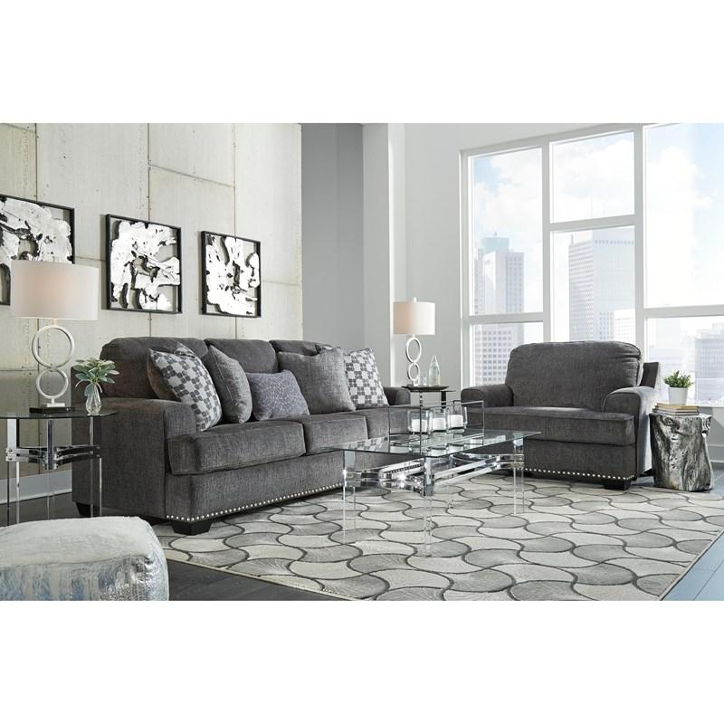 Large Picture of Benchcraft Locklin 9590423 Chair and a Half