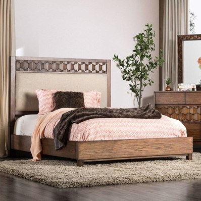 Furniture of America Kallisto CM7582F-CK-BED California King Panel Bed