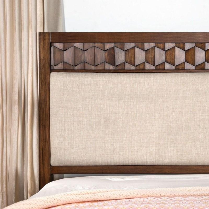 Large Picture of Furniture of America Kallisto CM7582F-CK-BED California King Panel Bed