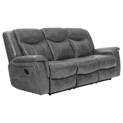 Coaster Furniture Conrad 650354 Upholstered Padded Arm Motion Sofa - Grey