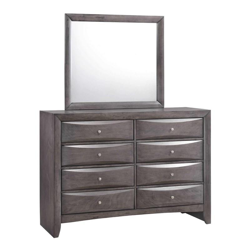 Large Picture of Elements International Emily Grey EG100MR Mirror