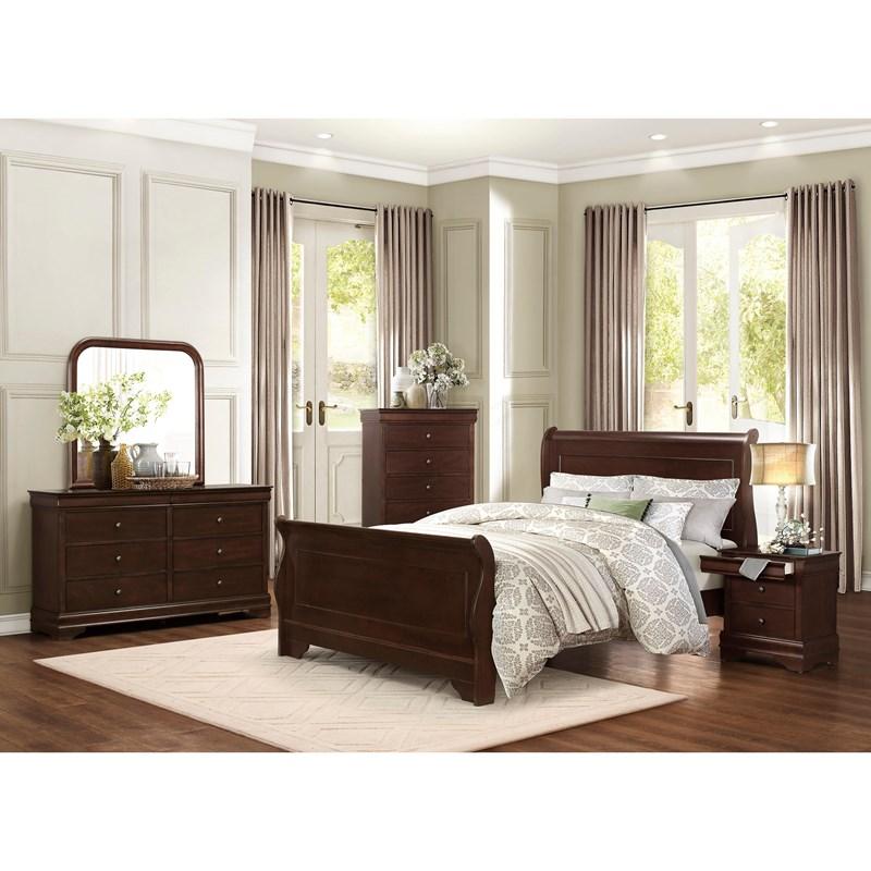 Large Picture of Homelegance Abbeville 1856-1* Queen Bed