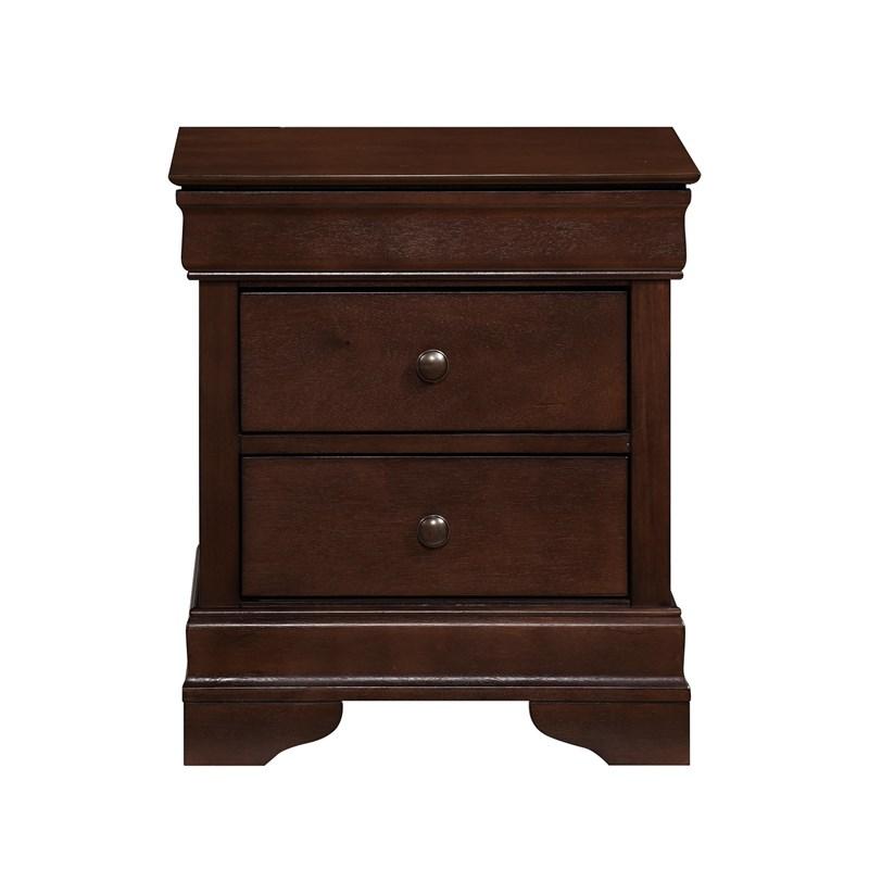 Homelegance Abbeville 1856-4 Night Stand, Hidden Drawer