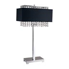 Furniture of America Naya L7733BK Table Lamp