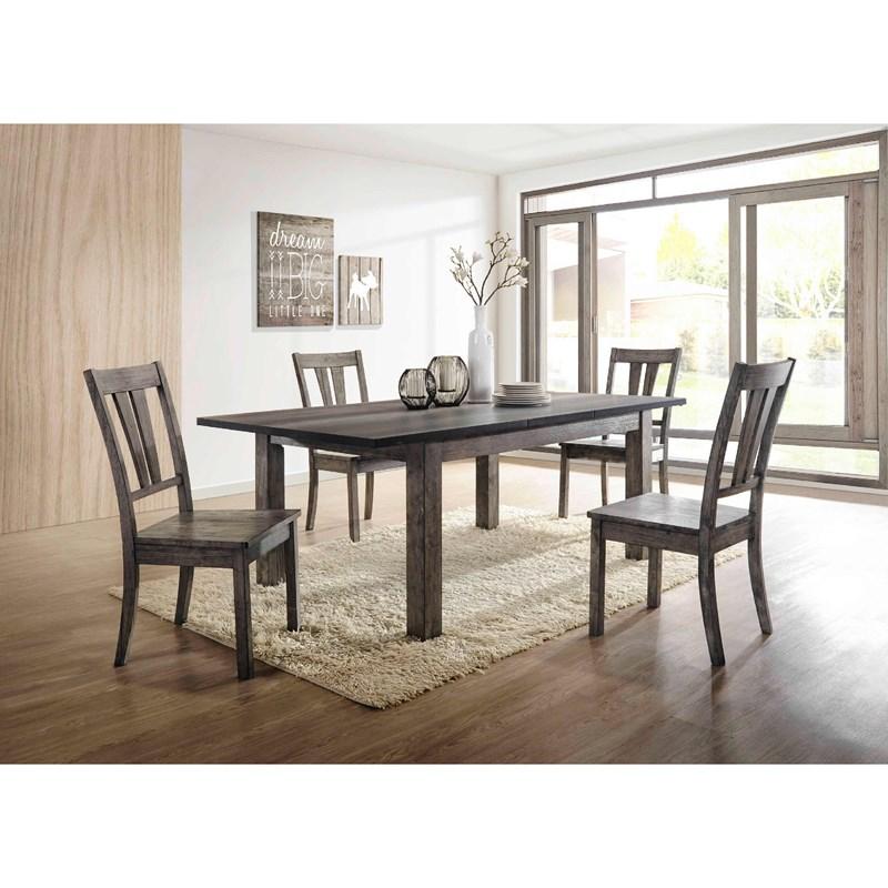 Large Picture of Elements International Nathan DNH100DT Dining Table