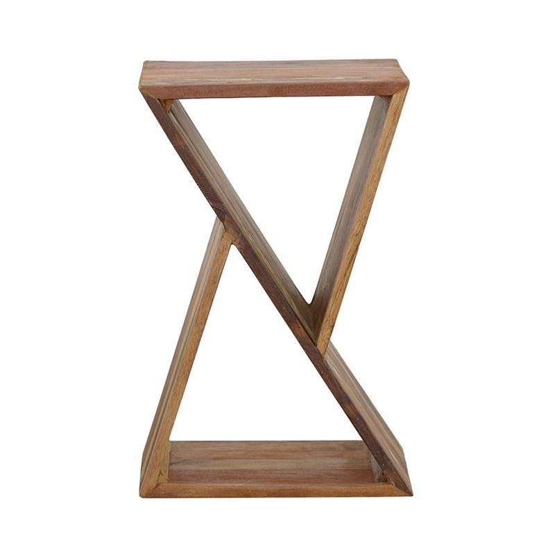 Large Picture of Coaster Furniture Lily 910180 Solid Reclaimed Wood Accent Side Table - Natural