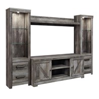 Signature Design by Ashley Wynnlow W440W2 4 pc Entertainment Center (Entertainment Centers)