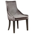 Coaster Furniture Phelps 121714 Velvet Upholstered Dining Side Chair - Grey