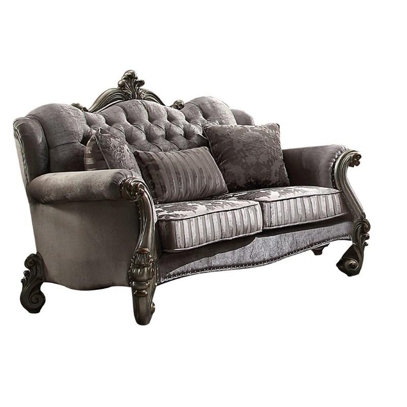 Acme Furniture Versailles 56841 Loveseat with 3 Pillows