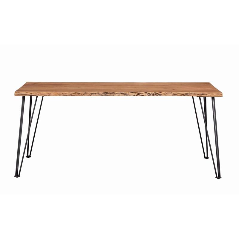 Large Picture of Coaster Furniture Sherman 190911 71-inch Live Edge Dining Table - Natural Acacia