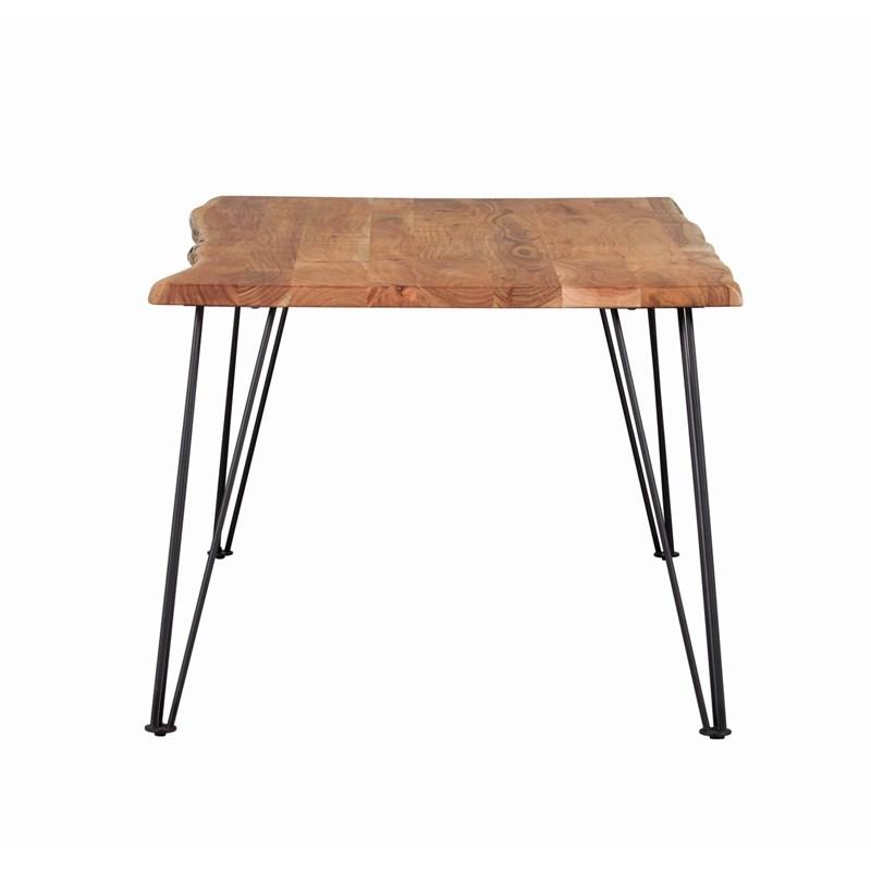 Large Picture of Coaster Furniture Sherman 190911 71-inch Live Edge Dining Table - Natural Acacia