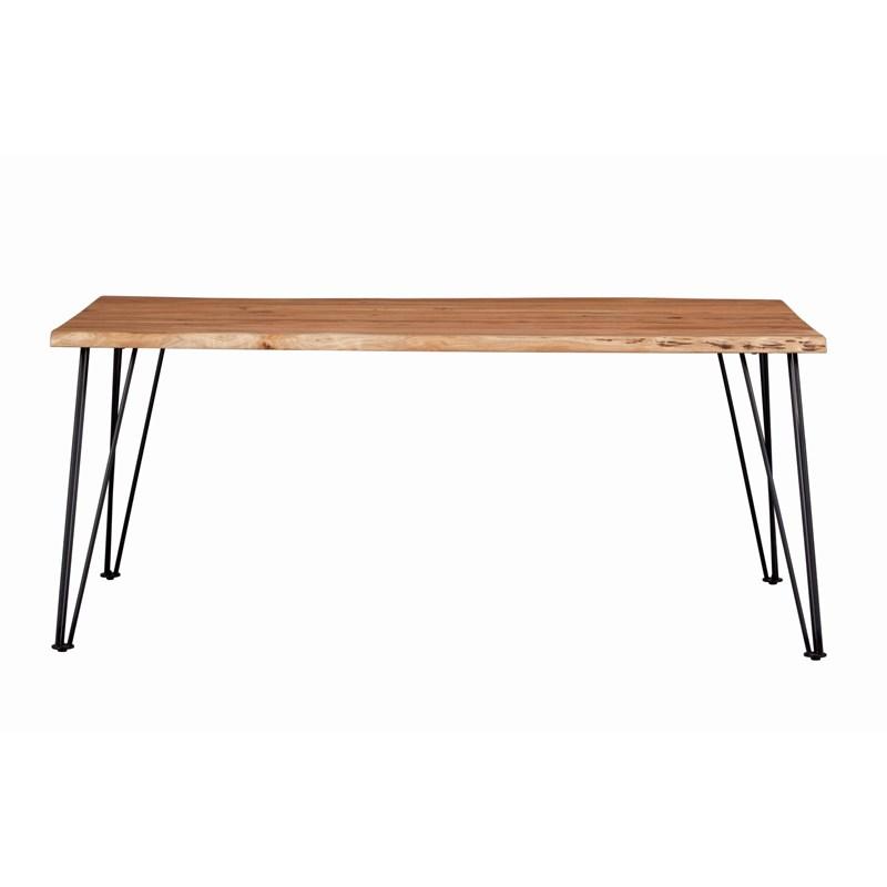 Large Picture of Coaster Furniture Sherman 190911 71-inch Live Edge Dining Table - Natural Acacia