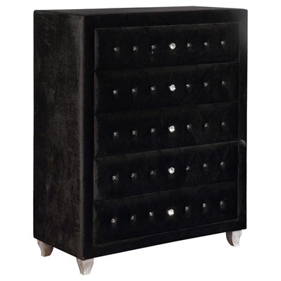 Coaster Furniture Deanna 206105 5-Drawer Bedroom Chest - Black