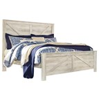 Signature Design by Ashley Bellaby B331B10 King Crossbuck Panel Bed