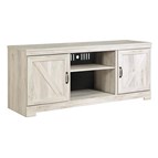 Signature Design by Ashley Bellaby W331-68 Large TV Stand with Fireplace Option
