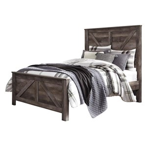 Signature Design by Ashley Wynnlow B440B9 Queen Crossbuck Panel Bed (Beds - Queen)