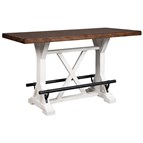 Signature Design by Ashley Valebeck D546-13 Rectangular Dining Room Counter Table