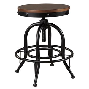 Signature Design by Ashley Valebeck D546-224 Swivel Barstool (Dining Seating - Stools)