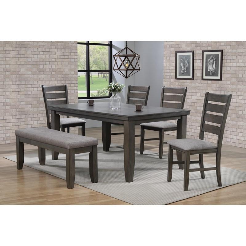 Large Picture of Crown Mark Bardstown 2152GY-T-4282 Dining Table