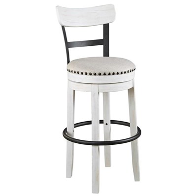 Signature Design by Ashley Valebeck D546-530 Tall Upholstered Swivel Barstool