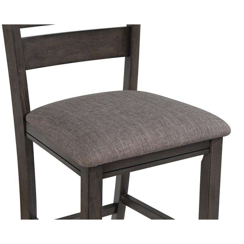 Large Picture of Crown Mark Bardstown 2752GY-S-24 Counter Height Chair