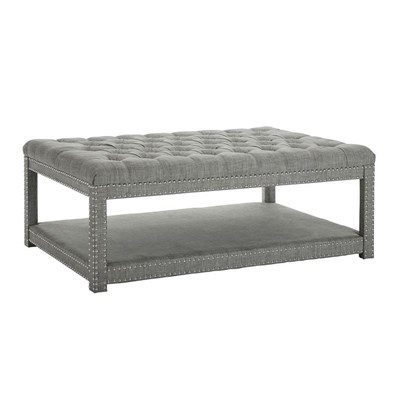 Crown Mark Mansfield 4250-GY Ottoman