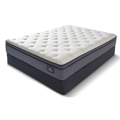 Serta Willow Plush Euro Top Mattress Set (Twin)