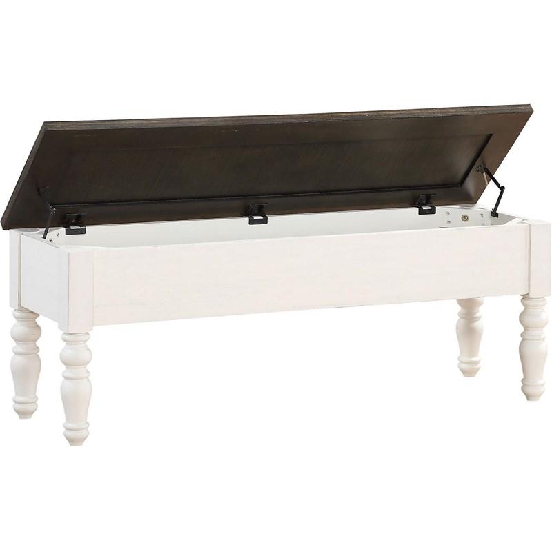 Large Picture of Steve Silver Furniture Joanna JA500BN Storage Bench