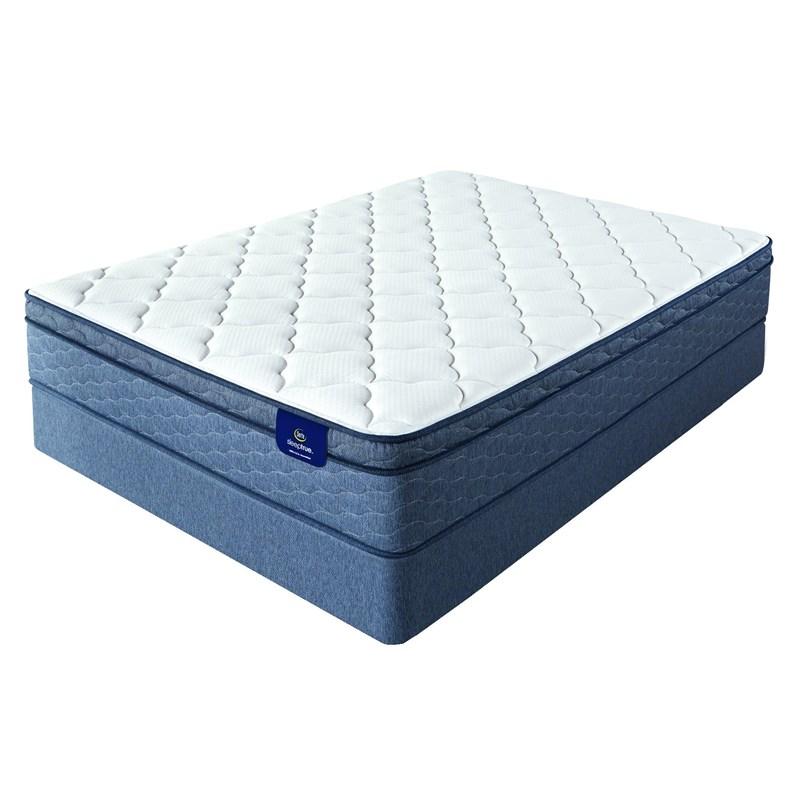 Large Picture of Serta Malloy Plush Euro Top Mattress Set (King)