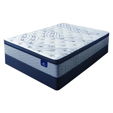 Serta Kleinmon II Plush Pillow Top Mattress Set (King)