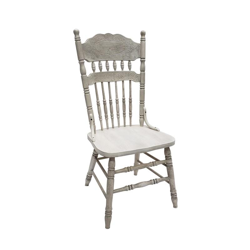 Large Picture of Crown Mark 1026S-GY Double Press Beehive Side Chair